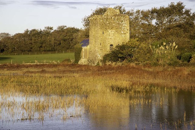 Pele tower at Castle Farm, Angle