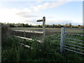 Beginning of a footpath to Church Lane, Costock