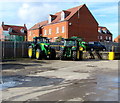 SO4957 : John Deere tractors in Leominster by Jaggery