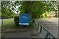 Church sign board, Lysander Road