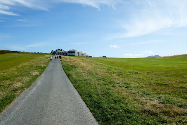 The Wales Coast Path at Nefyn & District Golf Club