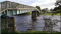 NY9724 : Beckstones Wath footbridge over the River Tees by Clive Nicholson
