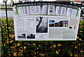 Historical information board near Whitminster War Memorial