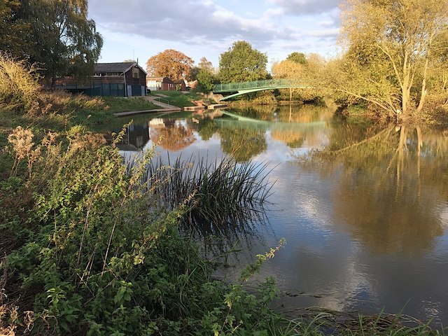 River Avon below Charter Bridge, Warwick