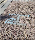NO5016 : Students should avoid this mark in the cobbles by Gordon Hatton