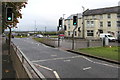 Twin pelican crossings, Bristol Road, Whitminster