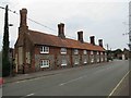 Row of Cottages on the outskirts of Little Walsingham