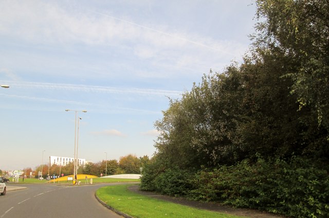 Roundabout  at  Speke  Hall  Avenue