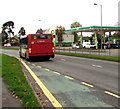 Stagecoach bus on route 23 to Pontypool, Malpas Road, Newport