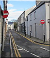 No Entry signs at the southern end of Commercial Street, Llantwit Major