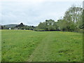 Footpath across a field on the edge of Winchcombe