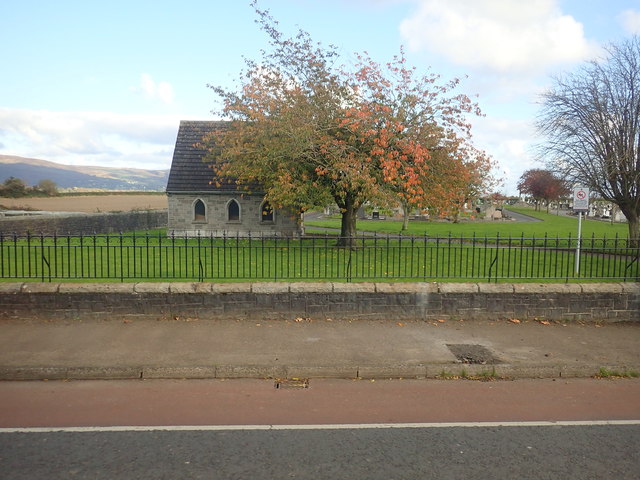 The smaller of the two mortuary chapels at Dowdallshill Cemetery, Dundalk