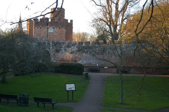 Hertford Castle, from Castle Street
