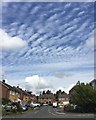 Clouds seen above Kemp Close, Warwick