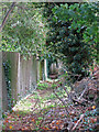 Footpath south of Eastbury Avenue