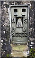 Benchmark on the Highbury trig point pillar