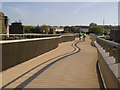 SE3231 : New bridge at Knowsthorpe weirs by Stephen Craven