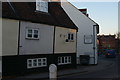 Hertford: cottages at south end of Parliament Square