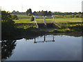 Sluice outfall to the river Calder