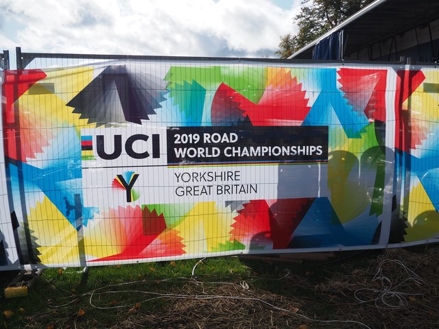 UCI 2019 Road World Championships Banner in Harrogate