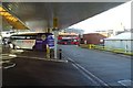 TQ0775 : Coach stop, Heathrow Airport by Philip Halling
