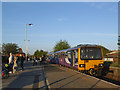 SE4225 : Train reversing at Castleford station by Stephen Craven