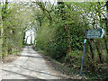 Branch lane off Blind Lane