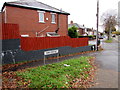 Ash Grove name sign, Whitchurch, Cardiff