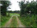 Farm track (footpath) off National Cycle Route 45