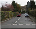 Hedge-lined Hazler Crescent, Church Stretton