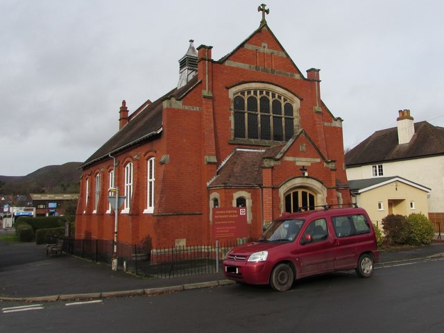 Edwardian Methodist Church on a Church Stretton corner