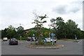 Roundabout on Mead Way, B4006, Swindon