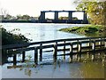 SK6139 : High water at Colwick Sluices by Alan Murray-Rust