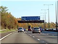 Gantry over the M40 near junction 2