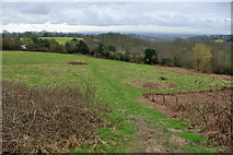 TQ3632 : View south from Church Hill, West Hoathly by Robin Webster