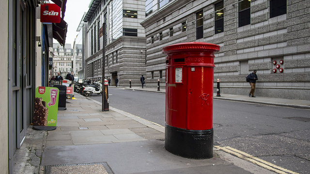 Pillar box, London