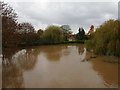 Flooding close to Kelham Bridge