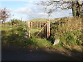 J3743 : A Belfast Water Commissioners' Gate at the base of Chapel Lane, Drumaroad by Eric Jones