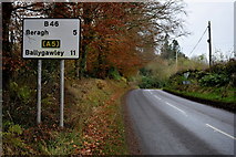 H4863 : Sign, Moylagh Road by Kenneth  Allen