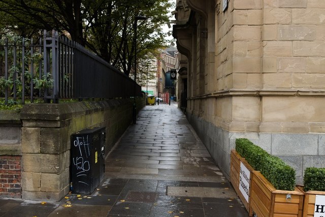 Path from Westgate Road to St John Street