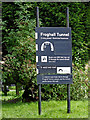 SK0048 : Canal warning sign near Consall Forge in Staffordshire by Roger  D Kidd