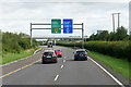 R5753 : Overhead Sign Gantry on the M20, approaching Limerick by David Dixon