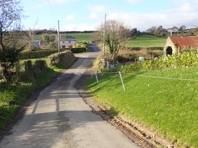 The Drumaroad Cross Roads on the... © Eric Jones :: Geograph Ireland