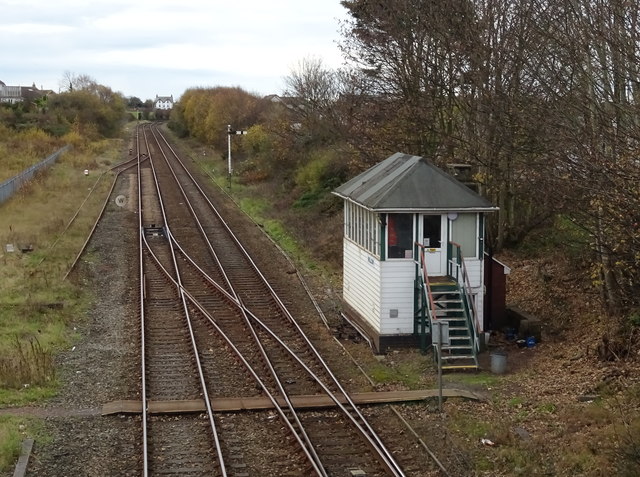 Signal box near Millom Railway Station