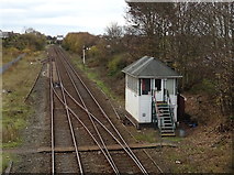 SD1780 : Signal box near Millom Railway Station by JThomas
