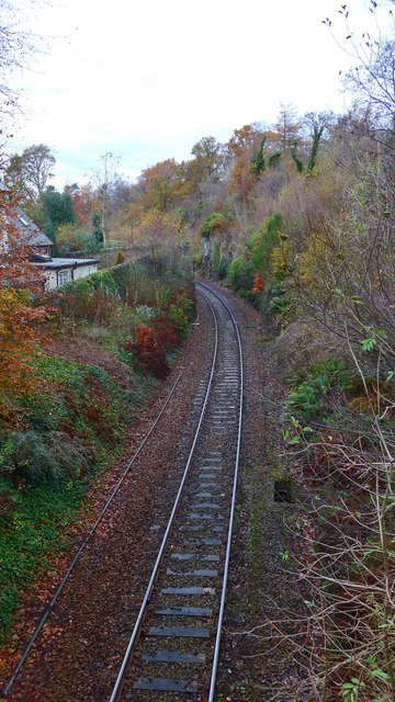 Single track line to Oban and Fort William