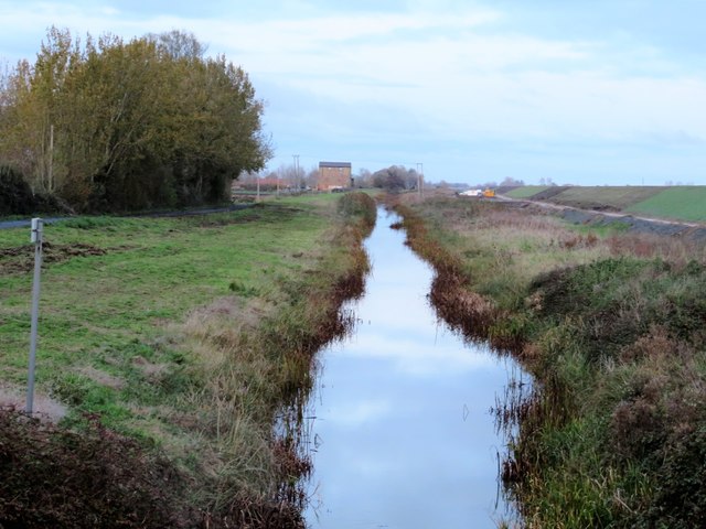 The Counter Drain near Mepal - The Ouse Washes