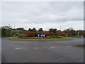 Roundabout on North Road (A595), Egremont