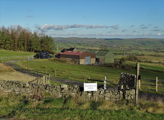 A view of Top House Farm, Staffordshire