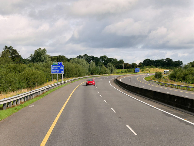 Northbound M7, County Limerick